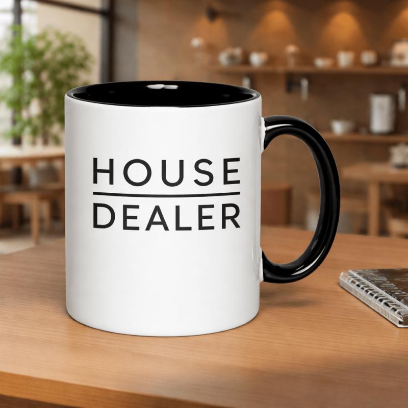 Tailorly Black Accent 11 oz Mug - seasonal holiday print