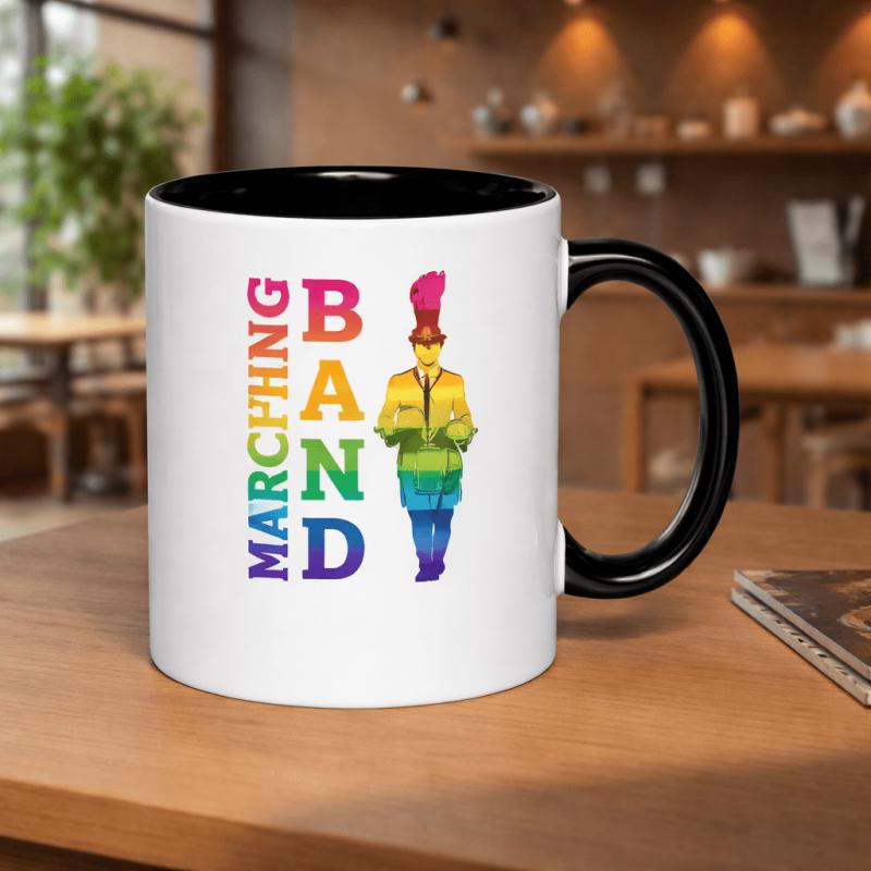Tailorly Black Accent 11 oz Mug - drummer