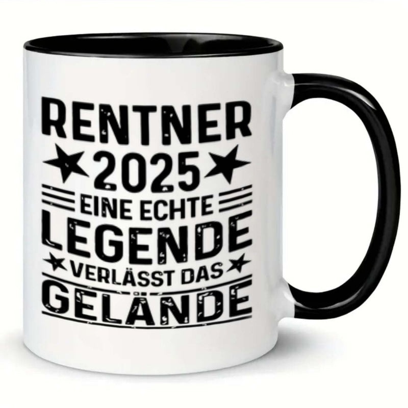 Tailorly Black Accent 11 oz Mug - retirement 2025 legend