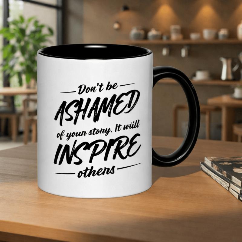 Tailorly Black Accent 11 oz Mug - dont be of it will 11oz printed ceramic mug ceramic mug coffee cup drinkware durable graphics themed