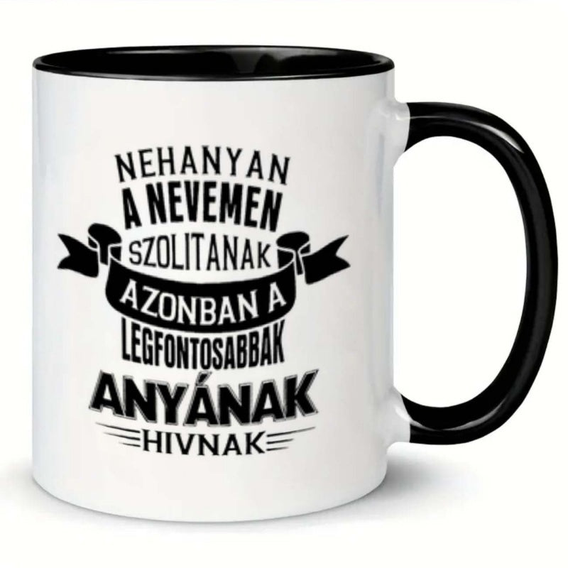Tailorly Black Accent 11 oz Mug - text banners