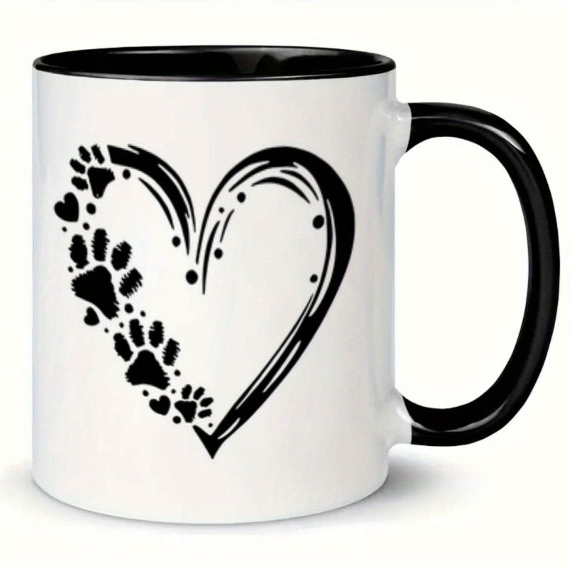 Tailorly Black Accent 11 oz Mug - heart