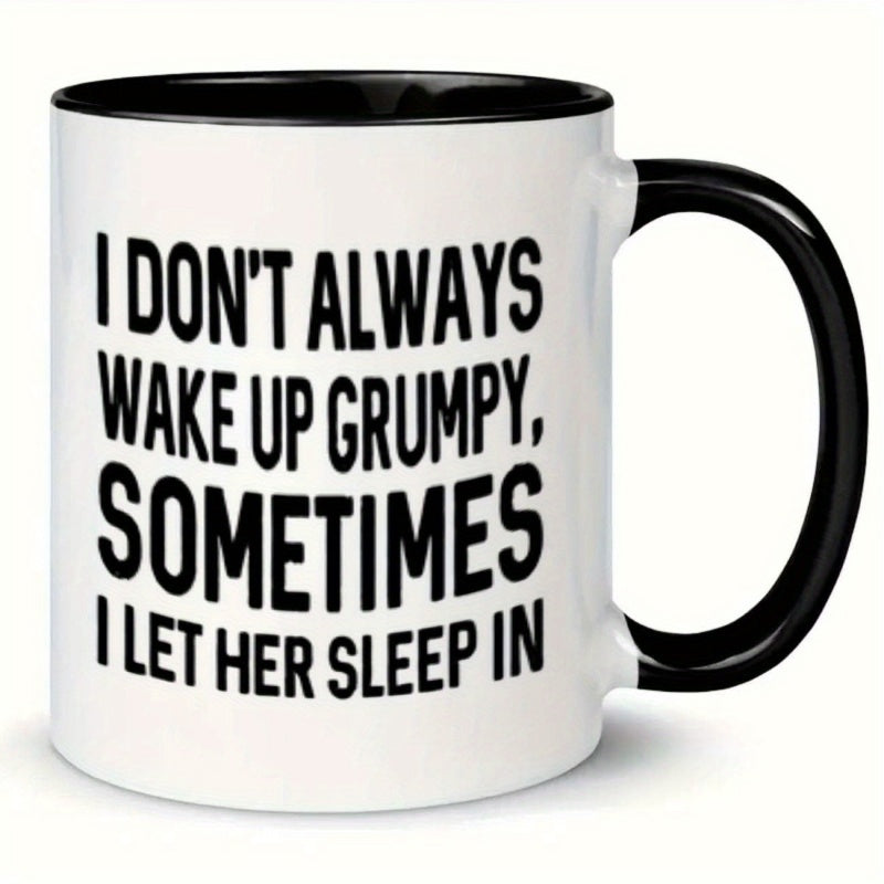 Tailorly Black Accent 11 oz Mug - funny quote coffee text
