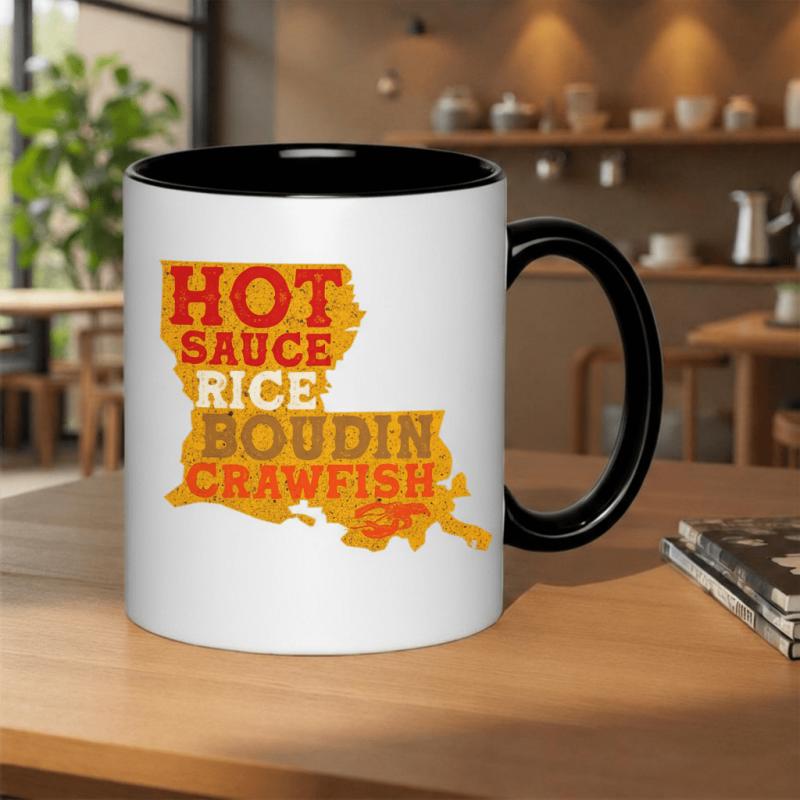 Tailorly Black Accent 11 oz Mug - abstract design