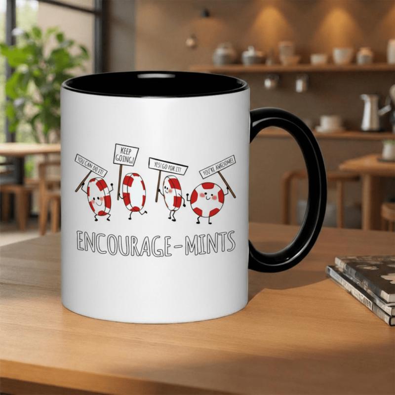 Tailorly Black Accent 11 oz Mug - vintage retro abstract