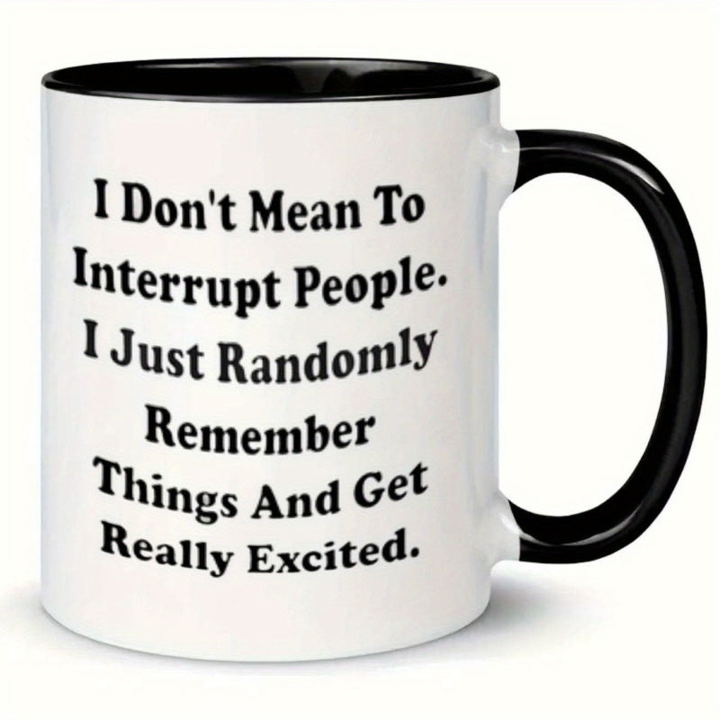 Tailorly Black Accent 11 oz Mug - humorous text "of the year" "a great present for"