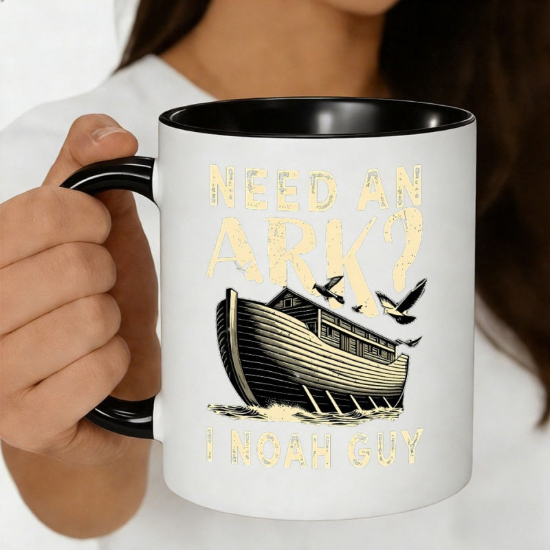 Tailorly Black Accent 11 oz Mug - need an ark i guy design vintage