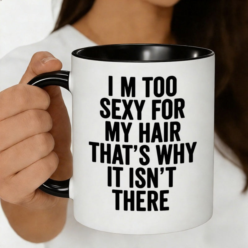Tailorly Black Accent 11 oz Mug - funny sassy humorous quote