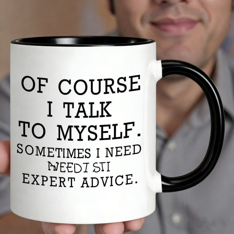 Tailorly Black Accent 11 oz Mug - humorous i quote