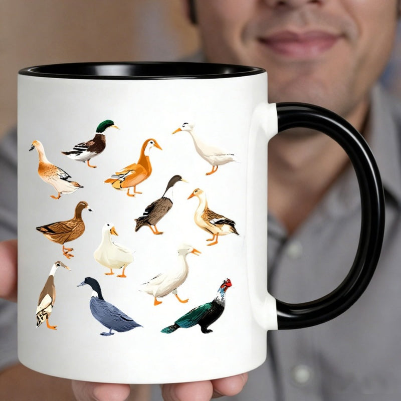 Tailorly Black Accent 11 oz Mug - colorful design