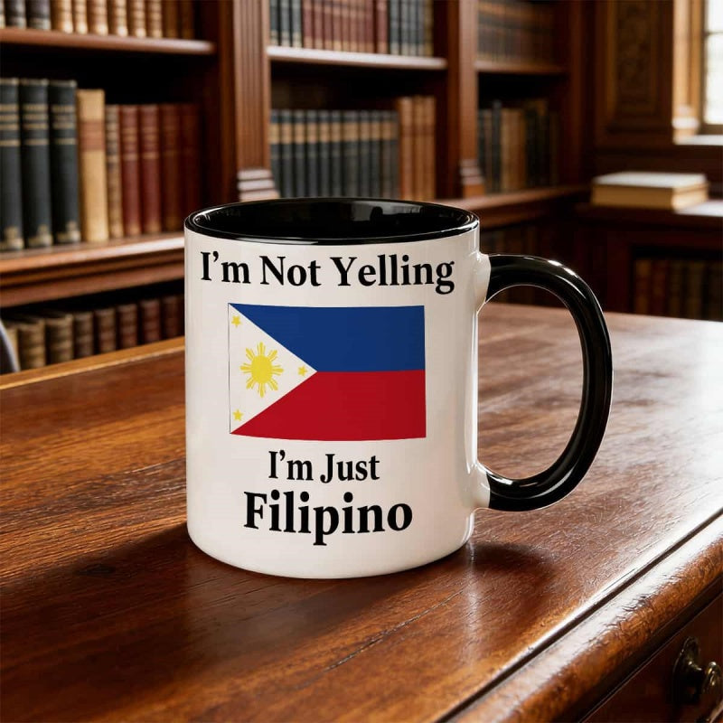 Tailorly Black Accent 11 oz Mug - philippine