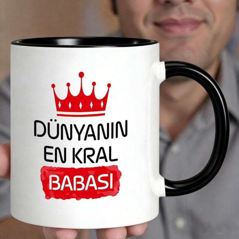 Tailorly Black Accent 11 oz Mug - one ceramic coffee cup featuring a design and d n en kral a present for coffee enthusiasts suitable for