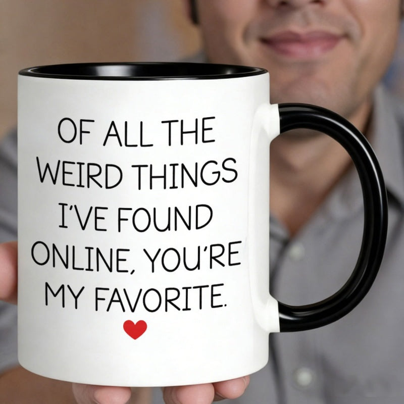 Tailorly Black Accent 11 oz Mug - humorous quote