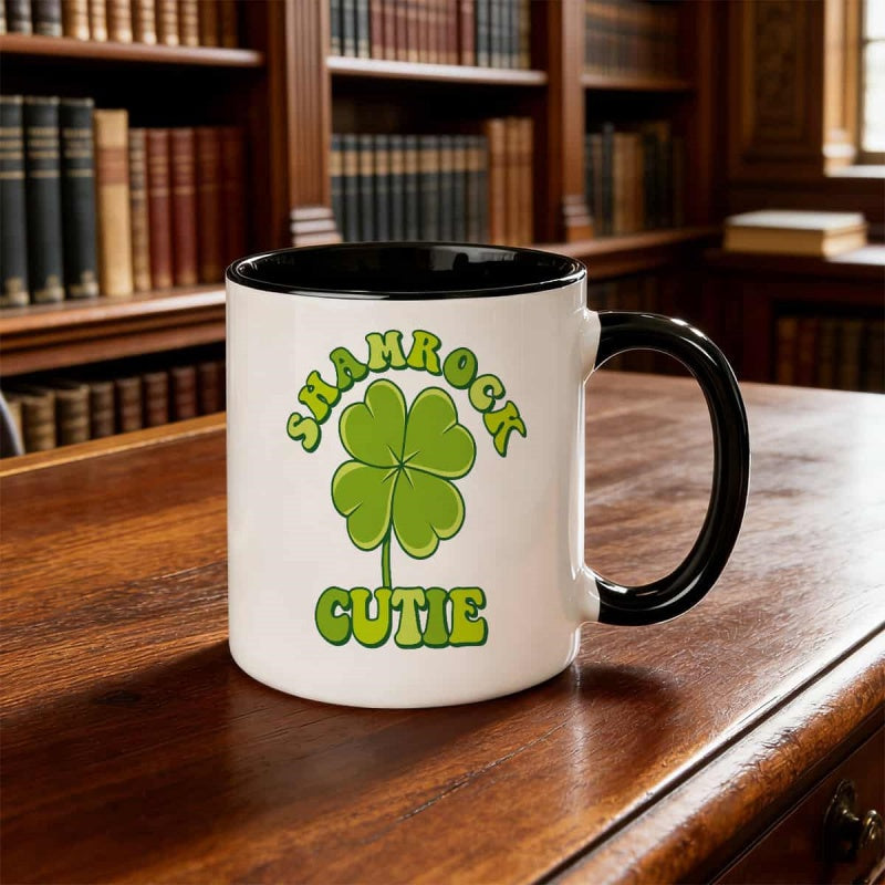Tailorly Black Accent 11 oz Mug - luck