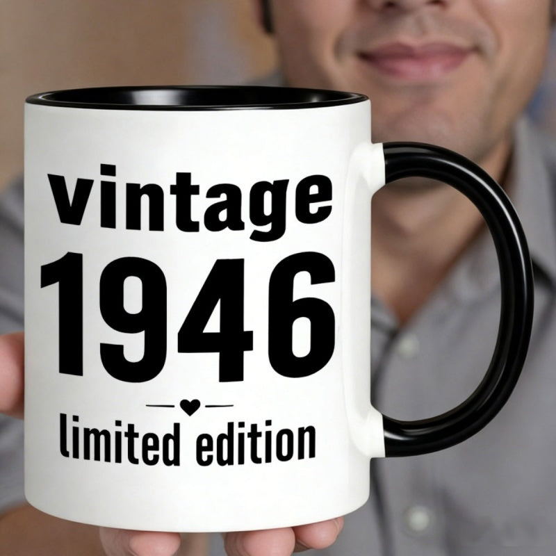 Tailorly Black Accent 11 oz Mug - 1pc coffee mug 11oz retro style hand wash collectors birthdays anniversaries gift_f71625fb8c564d37b0834a74c484ef13