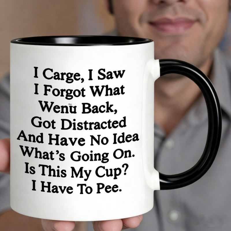 Tailorly Black Accent 11 oz Mug - humorous lettering