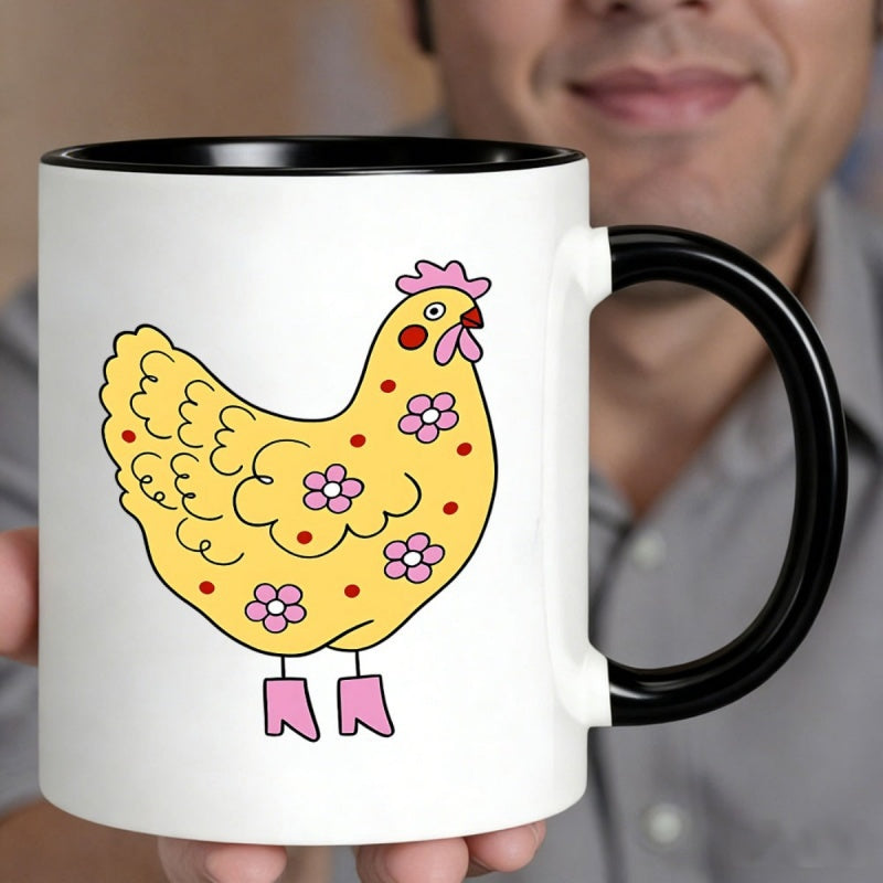 Tailorly Black Accent 11 oz Mug - boots design