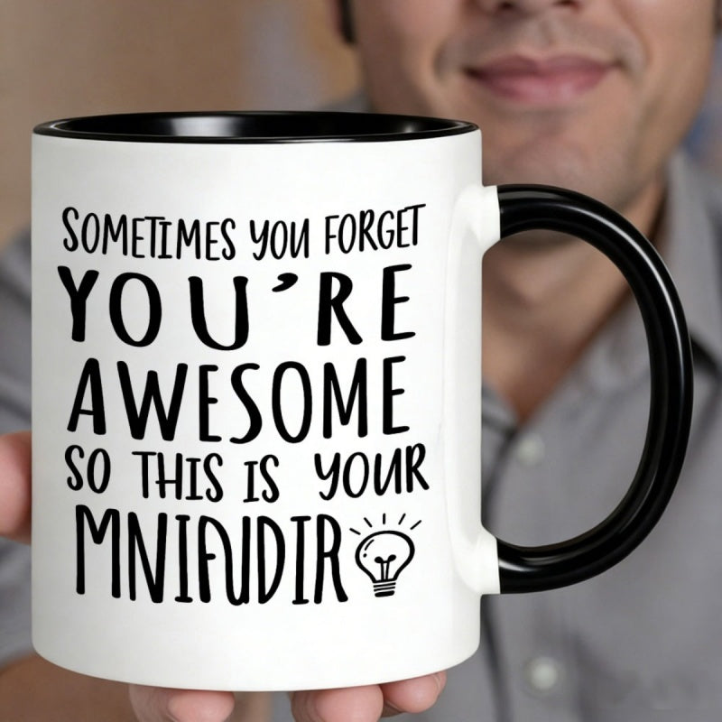 Tailorly Black Accent 11 oz Mug - bulb design