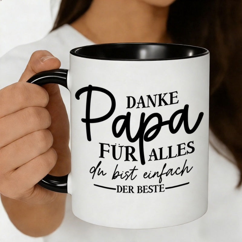 Tailorly Black Accent 11 oz Mug - thank you papa for everything german thank you best for fathers day christmas birt_b3e0d55db98c45c7af93c4ed13a5d089