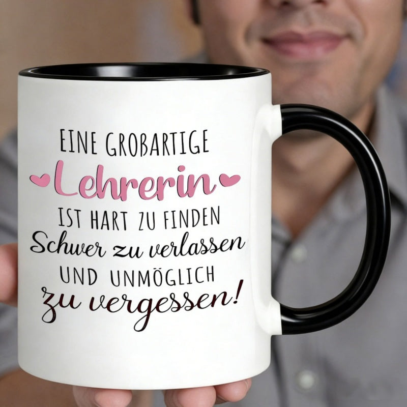 Tailorly Black Accent 11 oz Mug - german quote