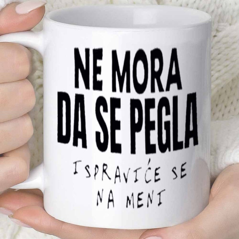 Tailorly White Ceramic 11 oz Mug - Sleek White Ceramic Vessel Featuring Bold Black Minimalist Typography Mug