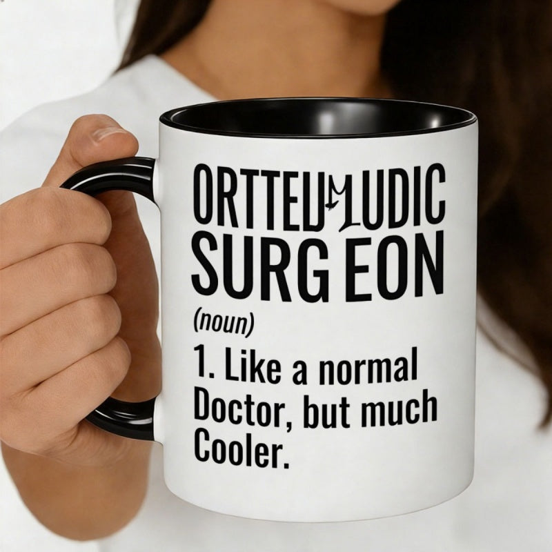 Tailorly Black Accent 11 oz Mug - funny definition coffee cup text