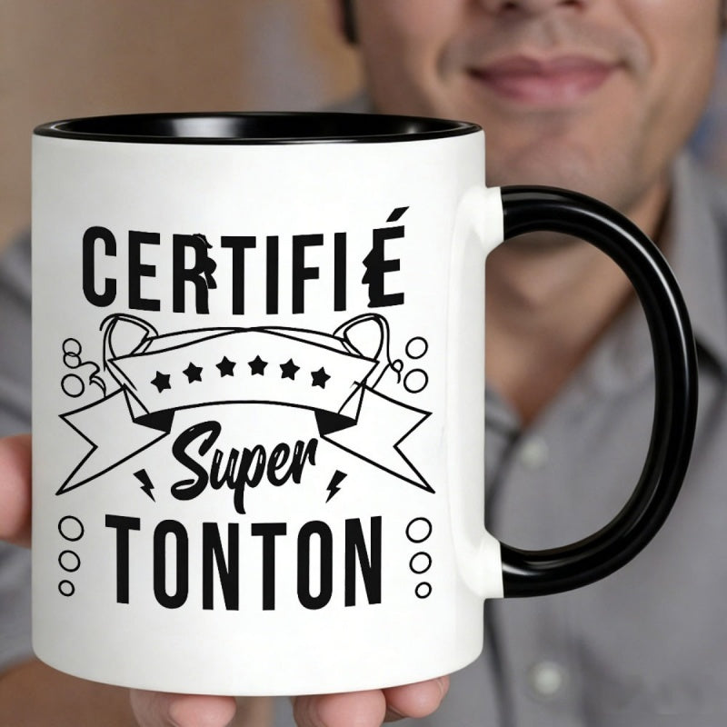 Tailorly Black Accent 11 oz Mug - super 11oz ceramic coffee mug for coffee loversreusablehand wash only_7e762b4de2374f17a2167b3e9a860db3