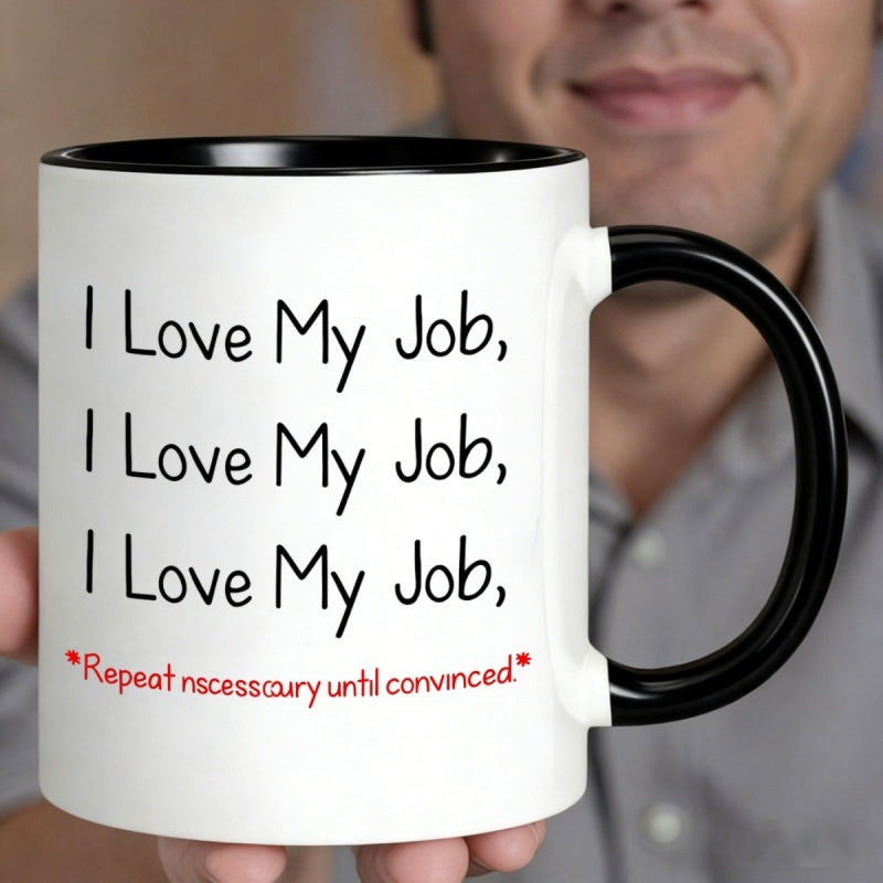 Tailorly Black Accent 11 oz Mug - repeat necessary