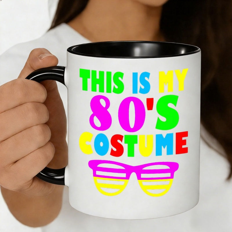 Tailorly Black Accent 11 oz Mug - neon fashion glasses