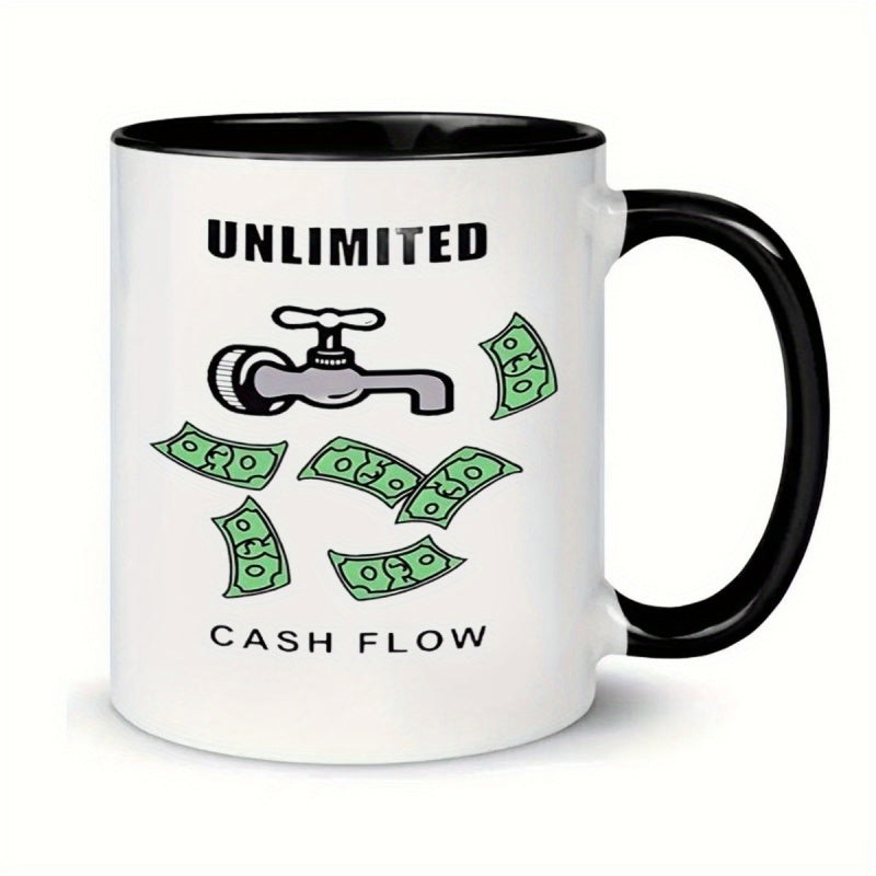Tailorly Black Accent 11 oz Mug - faucet design