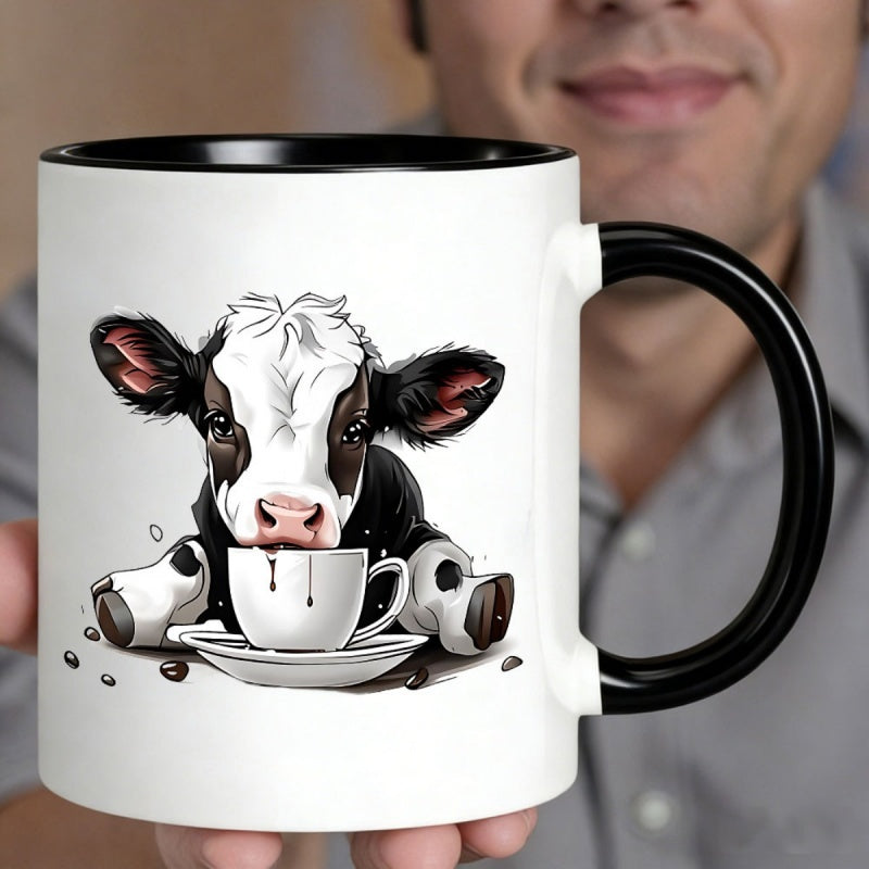 Tailorly Black Accent 11 oz Mug - black and white design