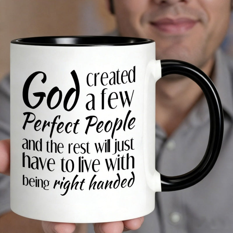 Tailorly Black Accent 11 oz Mug - black and white text design