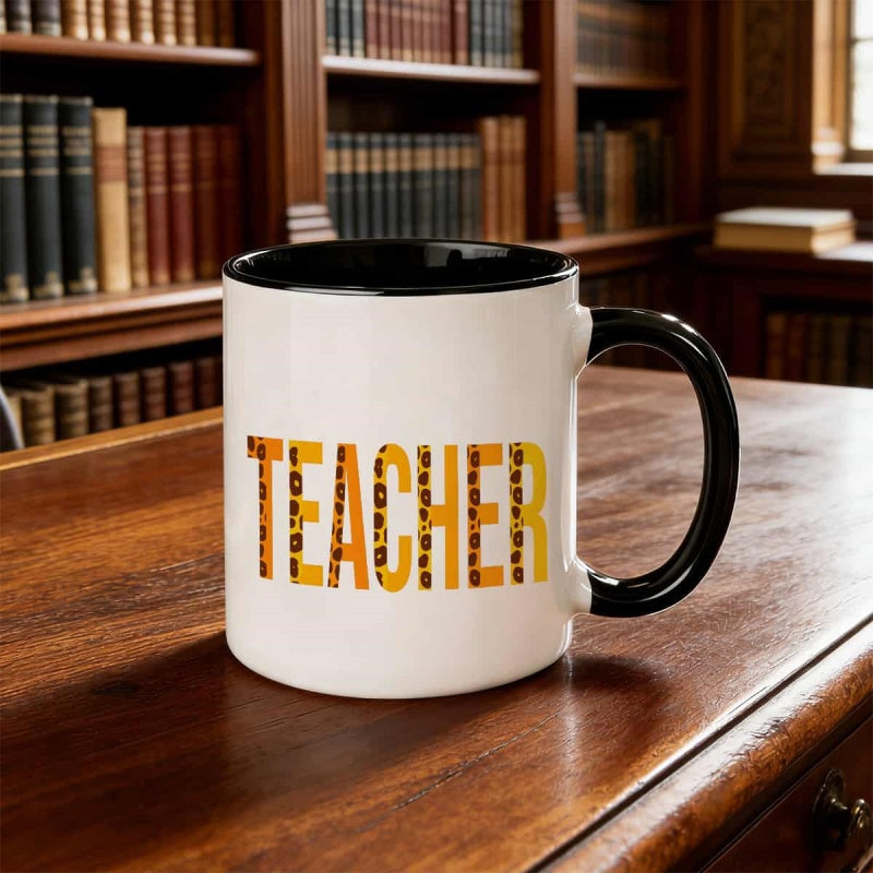 Tailorly Black Accent 11 oz Mug - sayings coffee beer