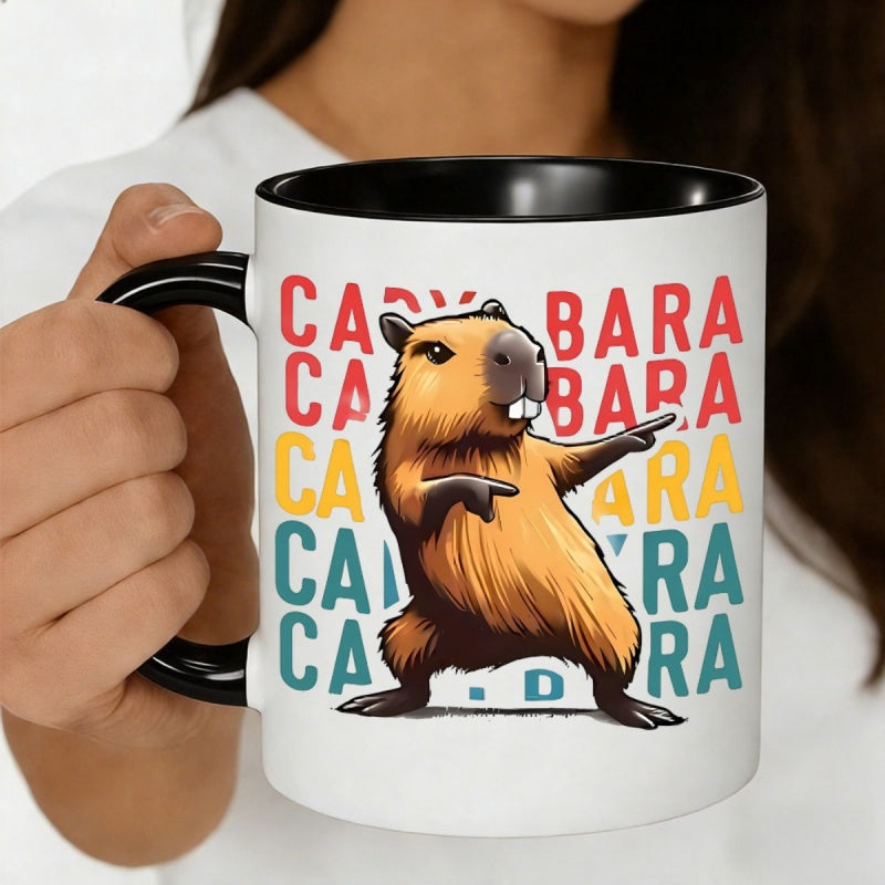 Tailorly Black Accent 11 oz Mug - bara cartoon design