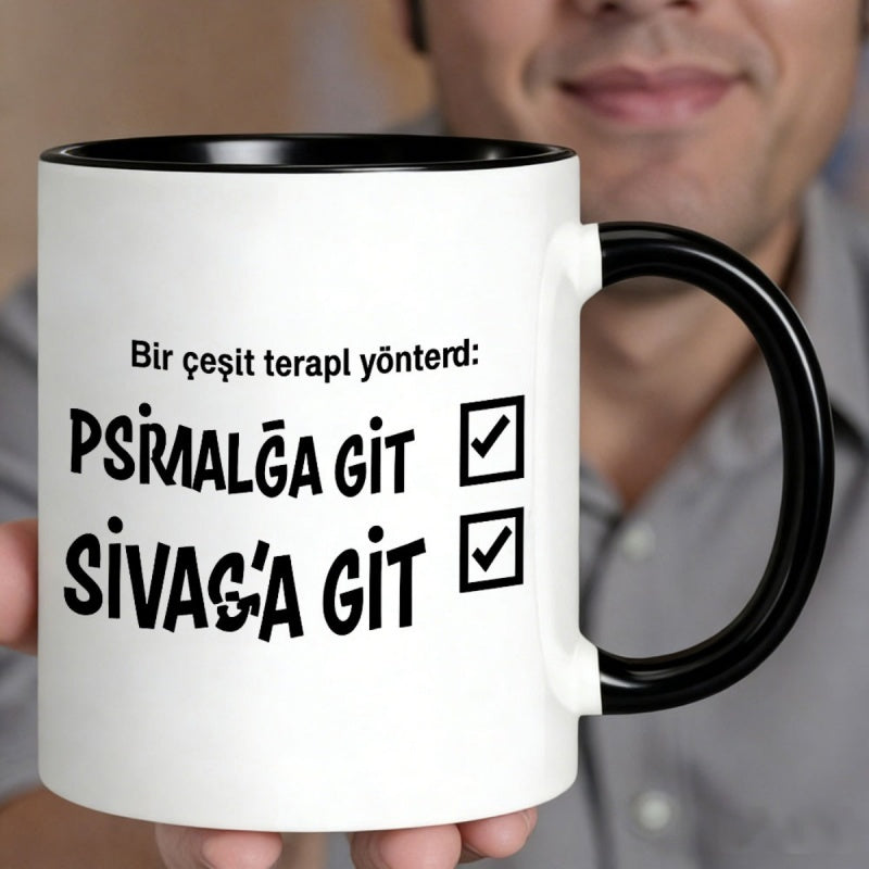 Tailorly Black Accent 11 oz Mug - checked box