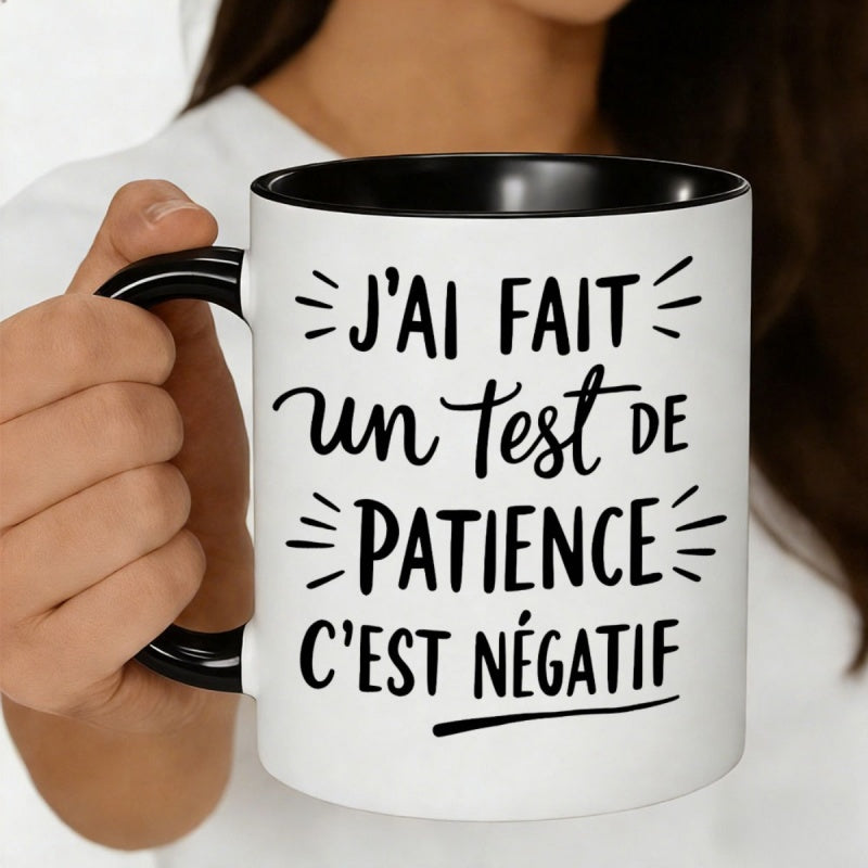 Tailorly Black Accent 11 oz Mug - ngatif french quote