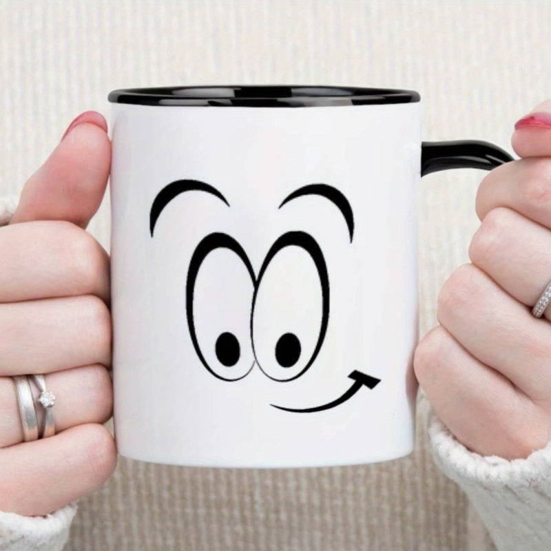 Tailorly Black Accent 11 oz Mug - eyes