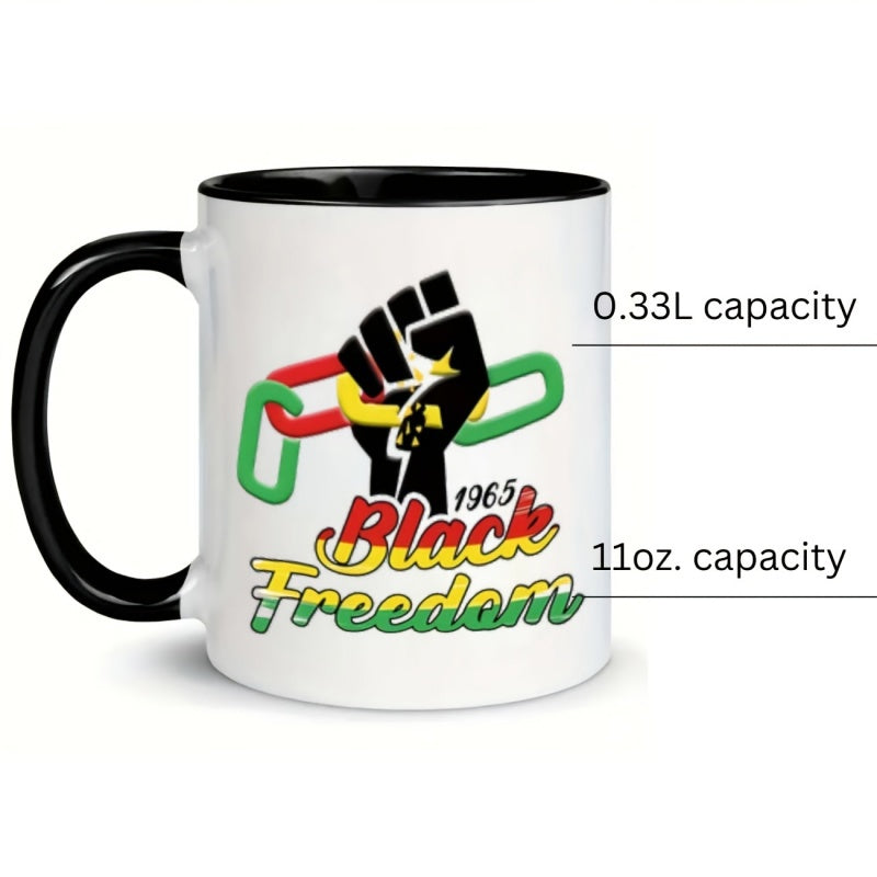 Tailorly Black Accent 11 oz Mug - chains text