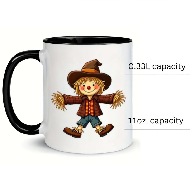 Tailorly Black Accent 11 oz Mug - cute cartoon