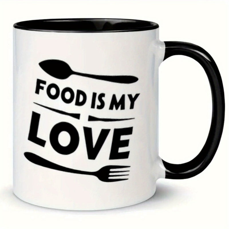 Tailorly Black Accent 11 oz Mug - funny lover text