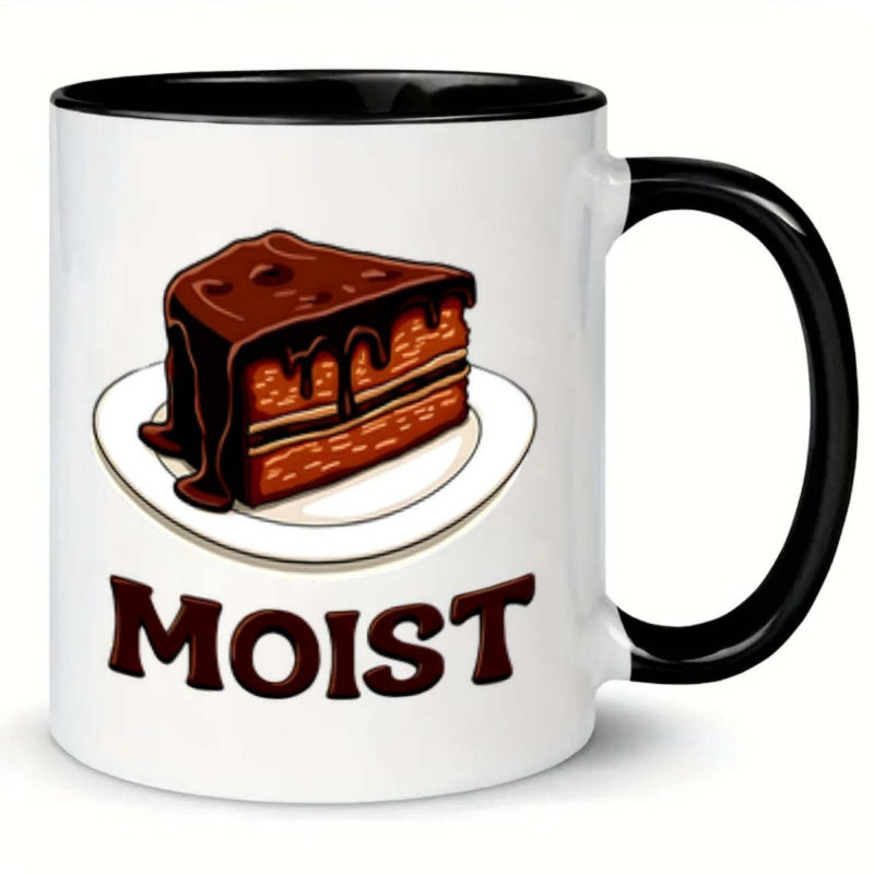Tailorly Black Accent 11 oz Mug - chocolate cake