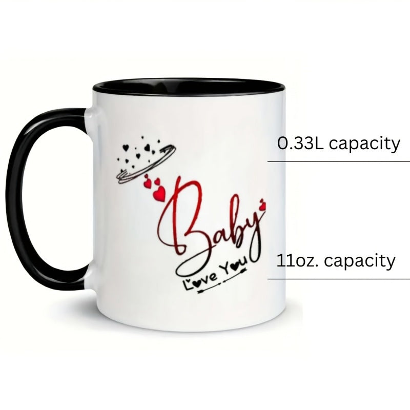 Tailorly Black Accent 11 oz Mug - arrow
