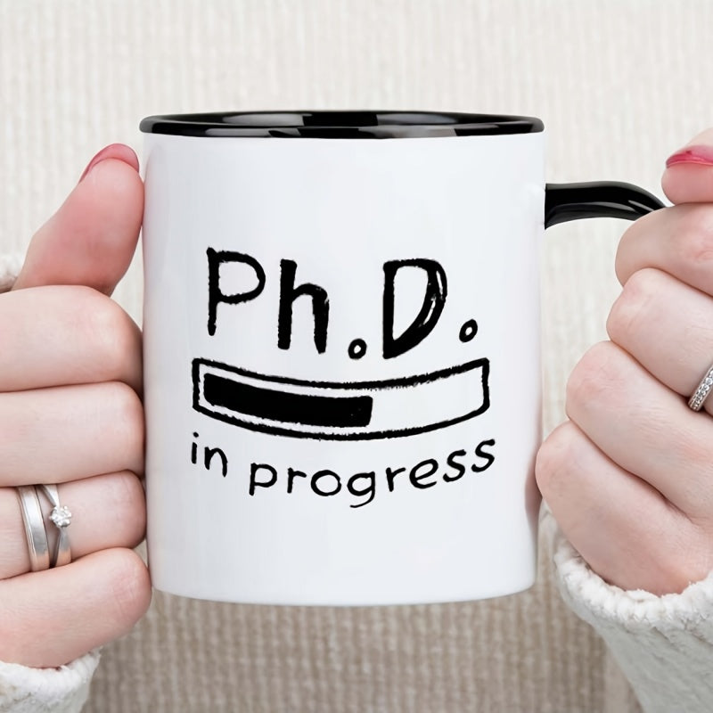 Tailorly Black Accent 11 oz Mug - humorous text