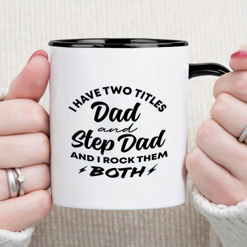 Tailorly Black Accent 11 oz Mug - 1pc 11 ounce ceramic coffee mug suitable for beverages perfect as a christmas or new year gift_9a612534c0b34fc99f470a03ae08f565