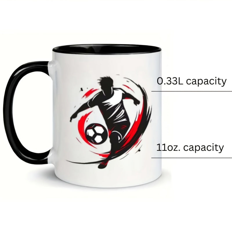 Tailorly Black Accent 11 oz Mug - player ball