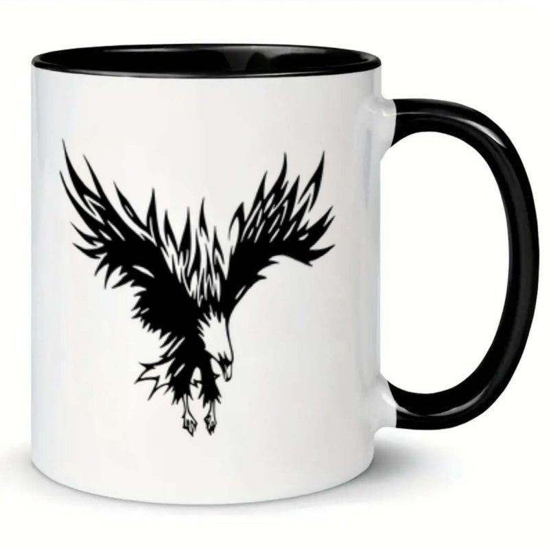 Tailorly Black Accent 11 oz Mug - swirl