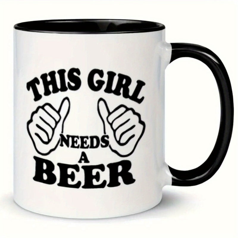 Tailorly Black Accent 11 oz Mug - thumbs up