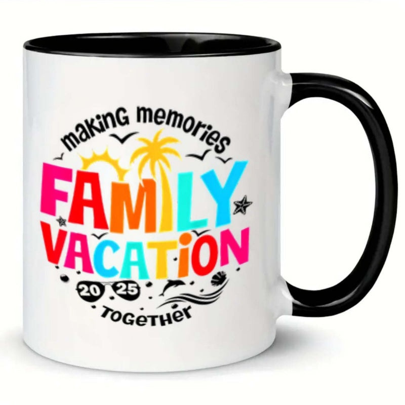 Tailorly Black Accent 11 oz Mug - palm