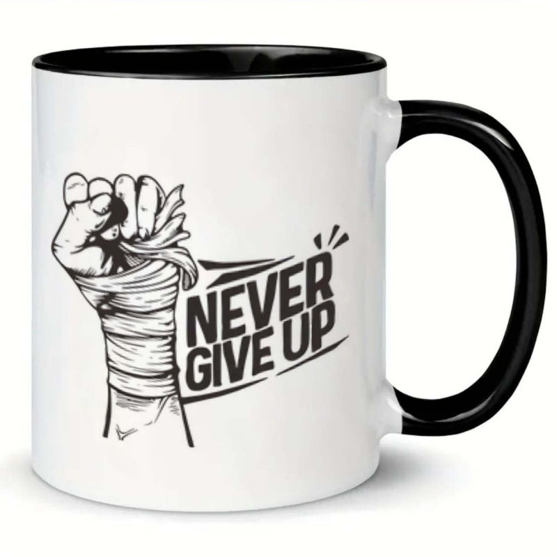 Tailorly Black Accent 11 oz Mug - bandage text