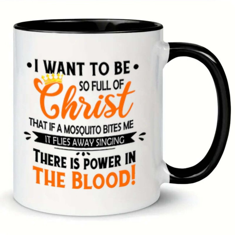 Tailorly Black Accent 11 oz Mug - blood
